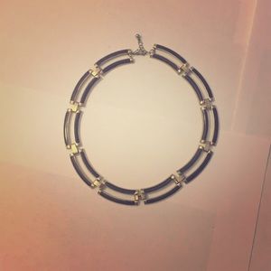 Black and Gold Choker necklace